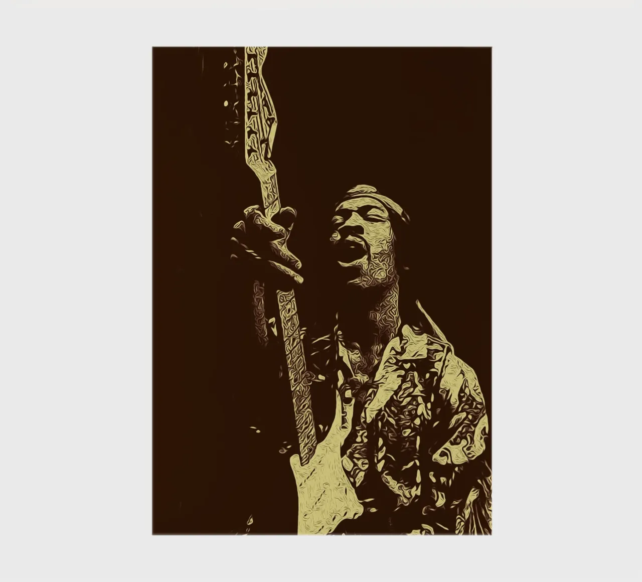 Guitarists of all time Jimi Hendrix notebook by singpentinksale
