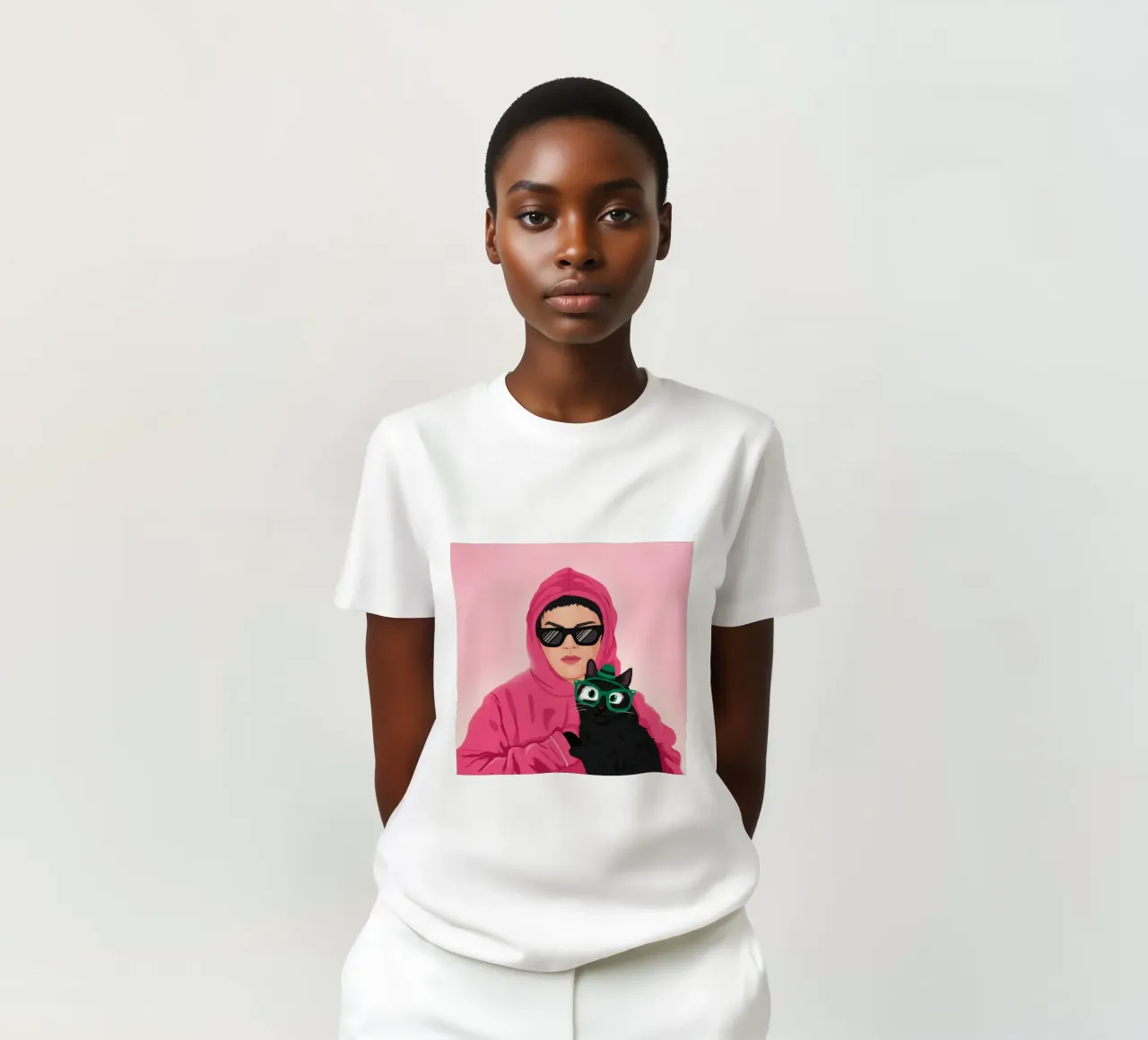 Sudadera rosa Enigma camiseta de Peak Delusion