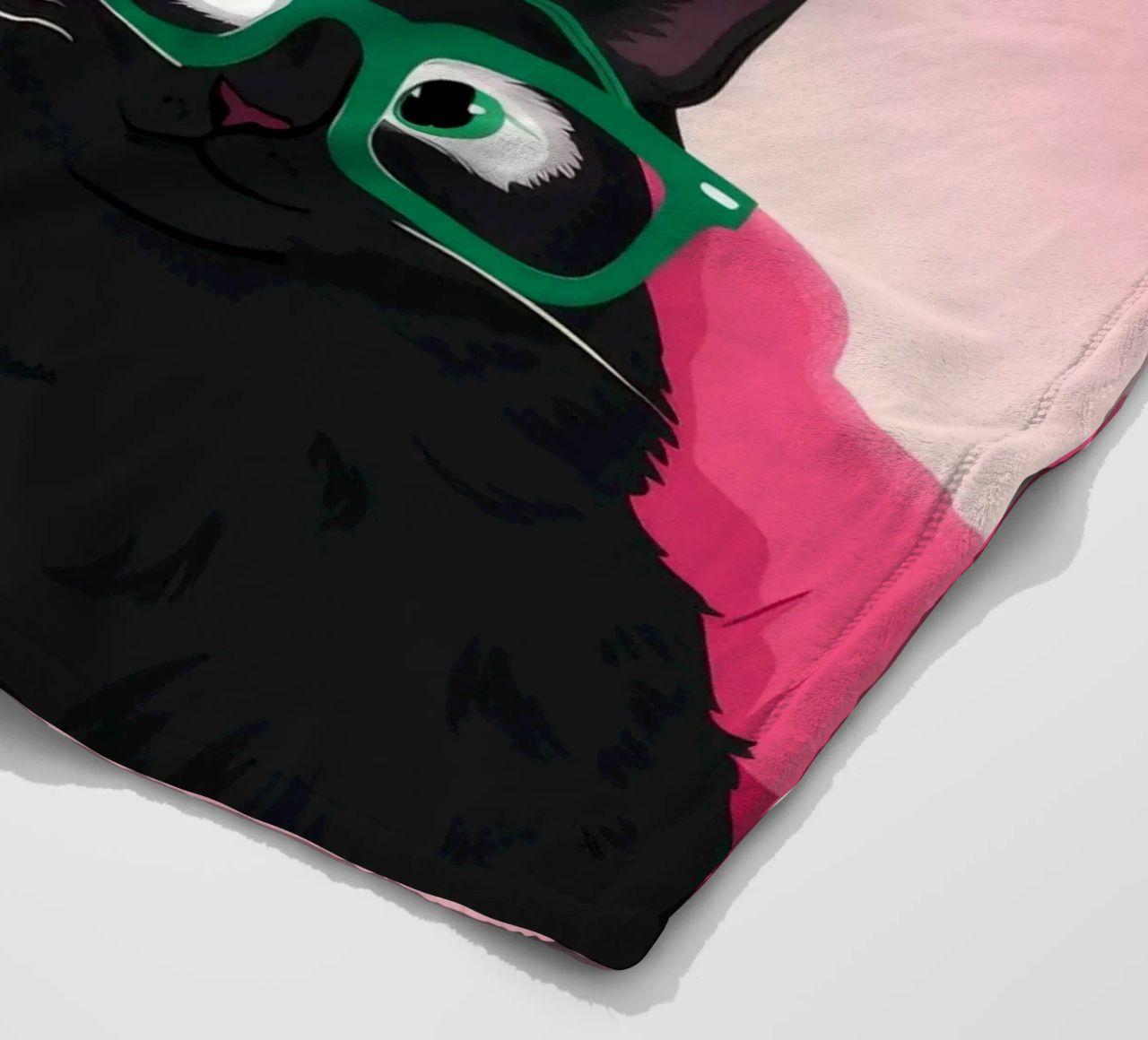 Felpa con cappuccio rosa Enigma coperta in pile da Peak Delusion