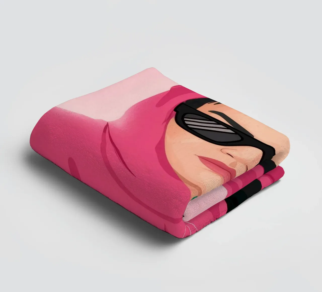 Sudadera rosa Enigma toalla de baño de Peak Delusion