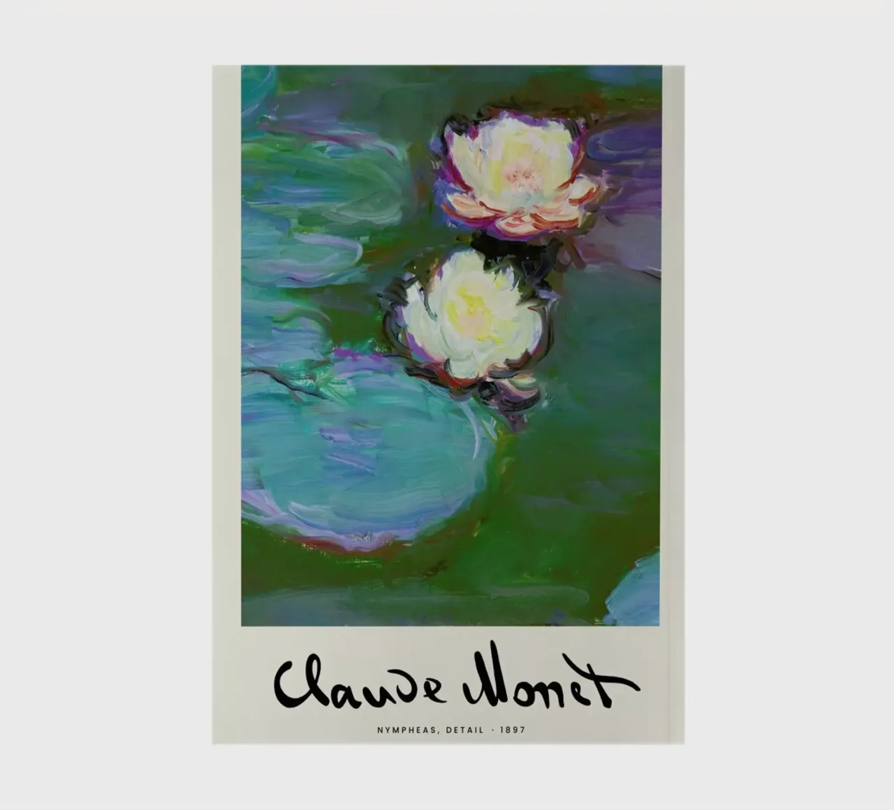 Monet – Signed Nympheas diario da Vintage by JUNIQE
