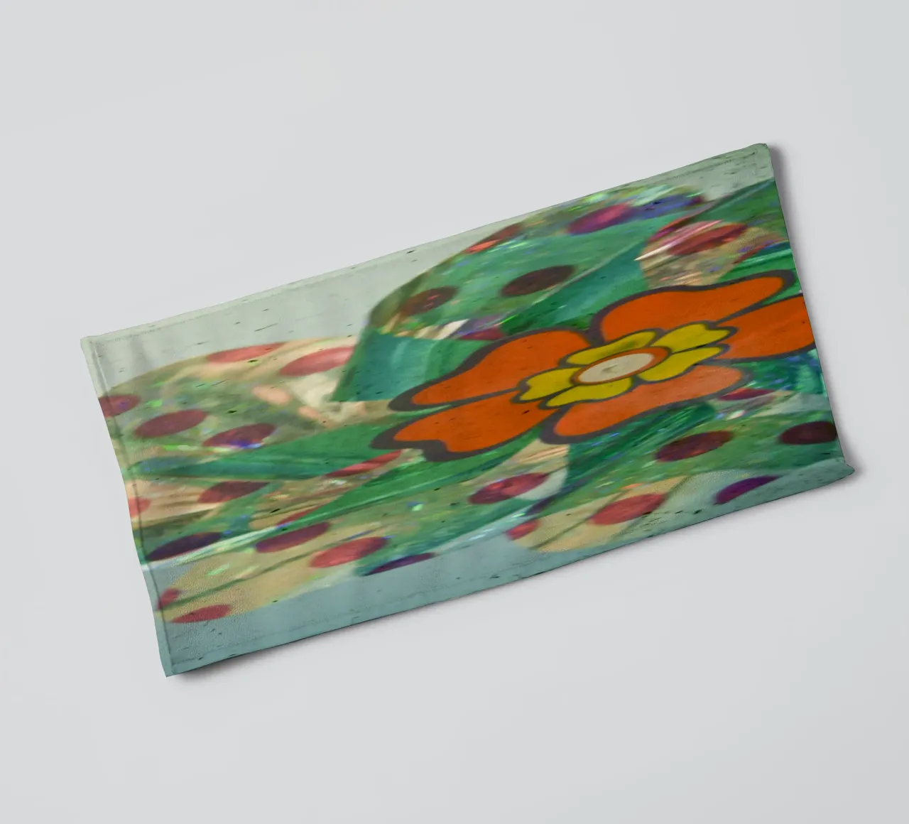 Il fiore d'argento asciugamano da bagno da Cassia Beck Photography