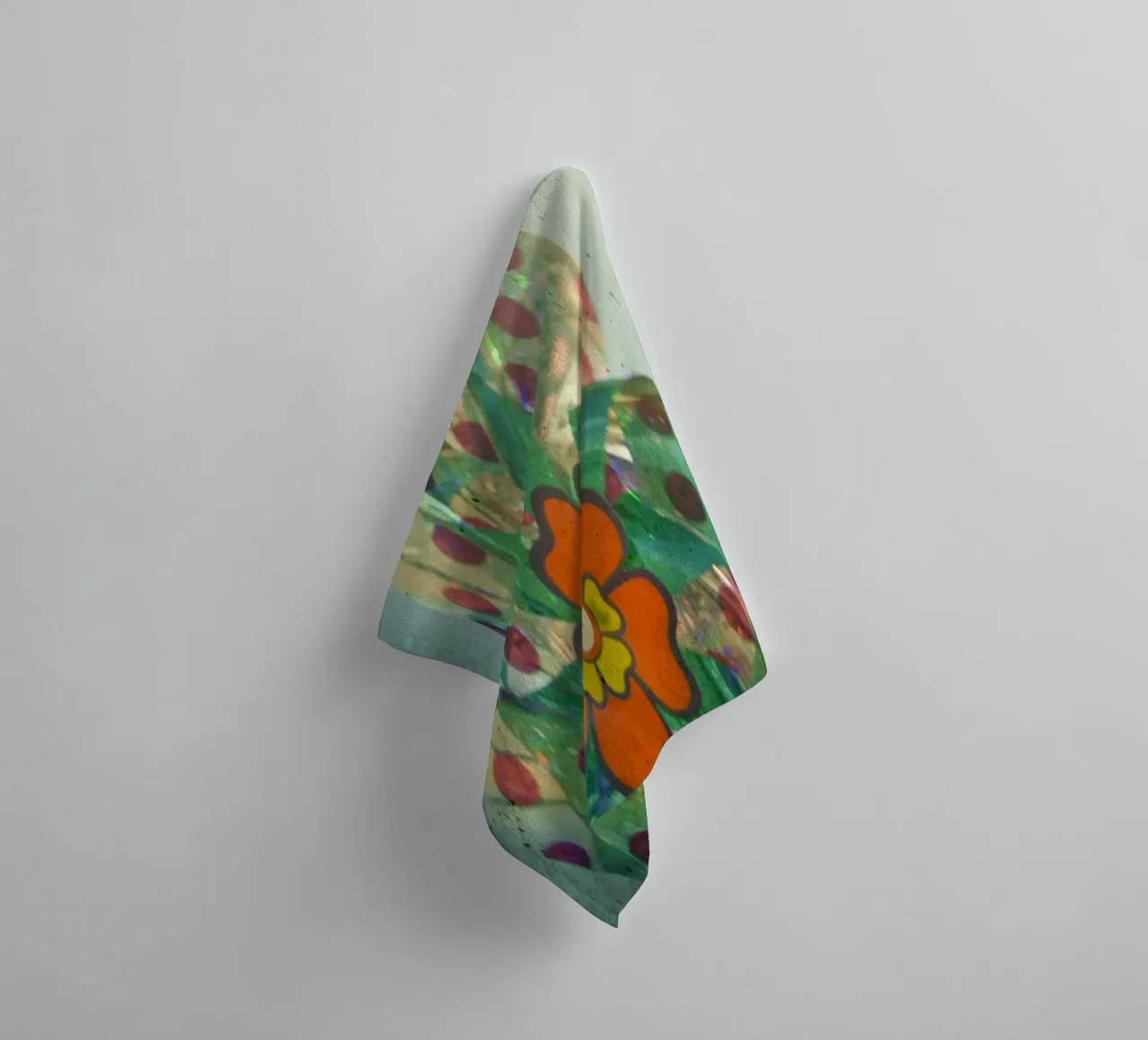 Il fiore d'argento asciugamano da bagno da Cassia Beck Photography