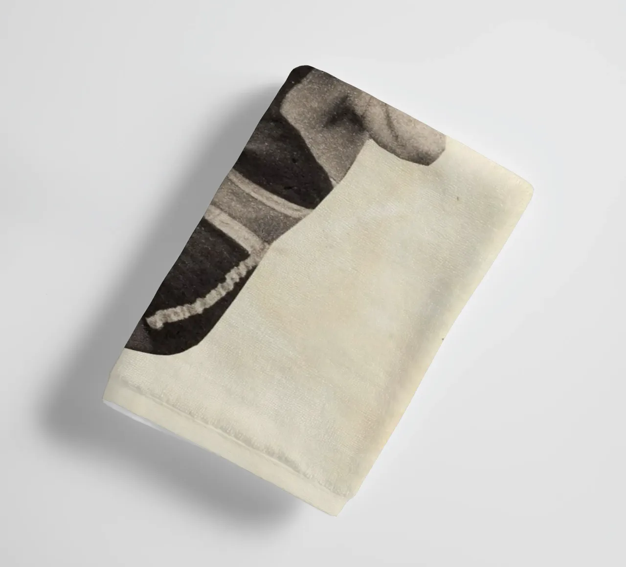 Losing My Head towel by Cassia Beck Collage