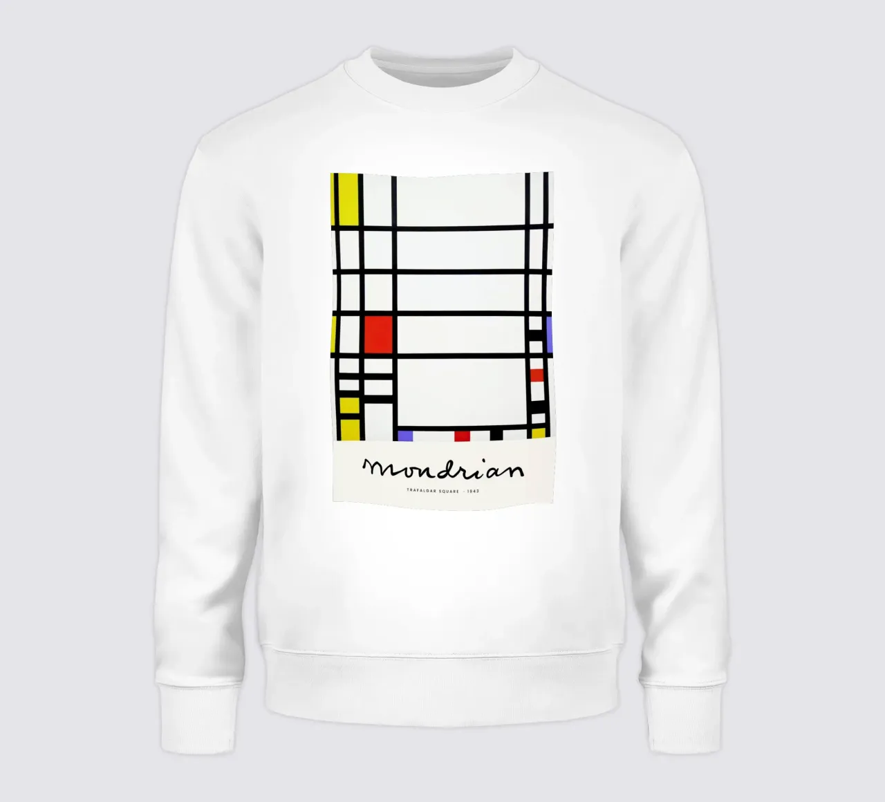 Mondrian – Signed Composition 3 felpa da Vintage by JUNIQE