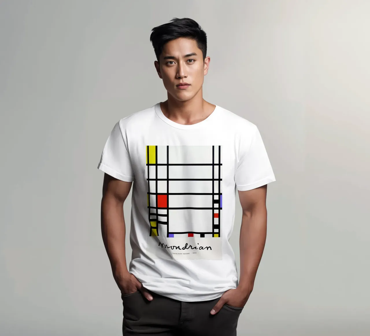 Mondrian – Signed Composition 3 t-shirt da Vintage by JUNIQE