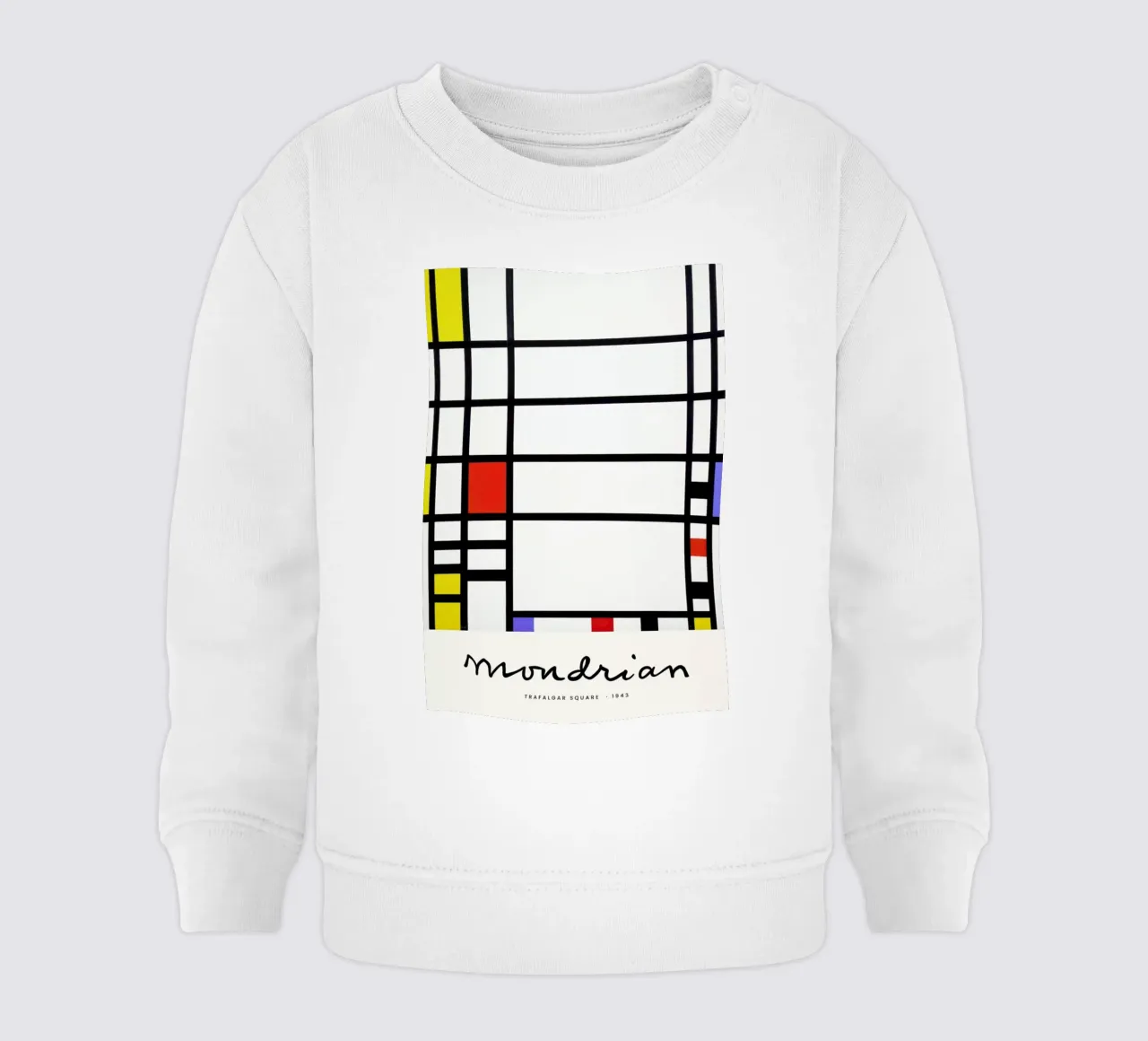 Mondrian – Signed Composition 3 felpa neonato da Vintage by JUNIQE