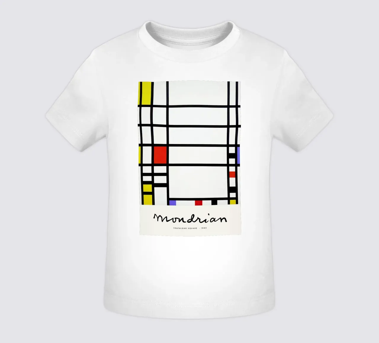 Mondrian – Signed Composition 3 maglietta neonato da Vintage by JUNIQE