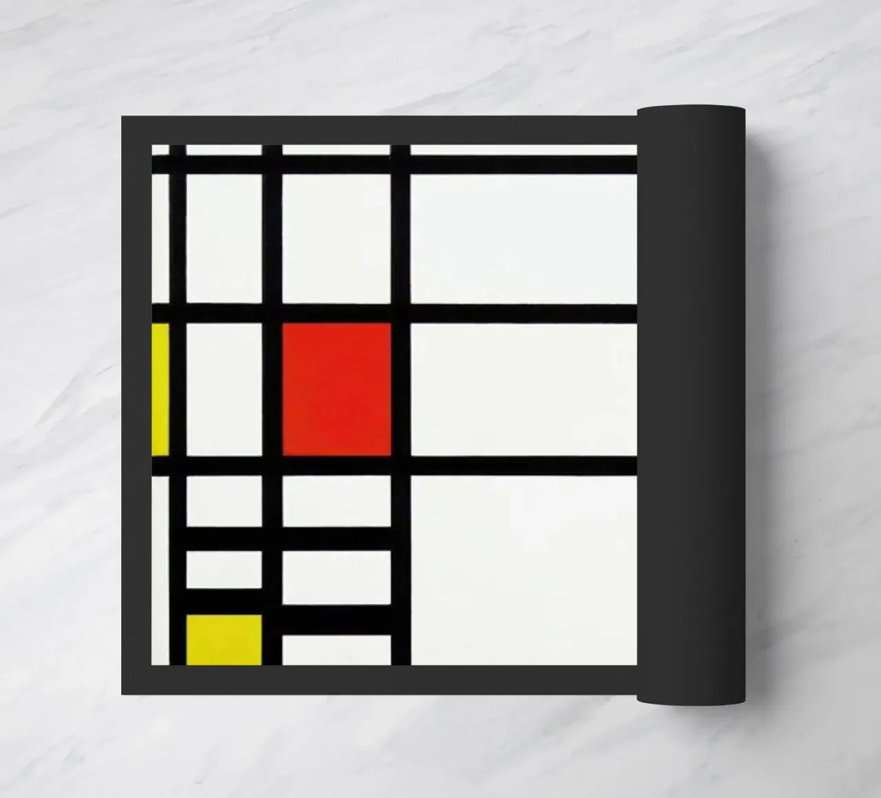 Mondrian – Signed Composition 3 zerbino da Vintage by JUNIQE