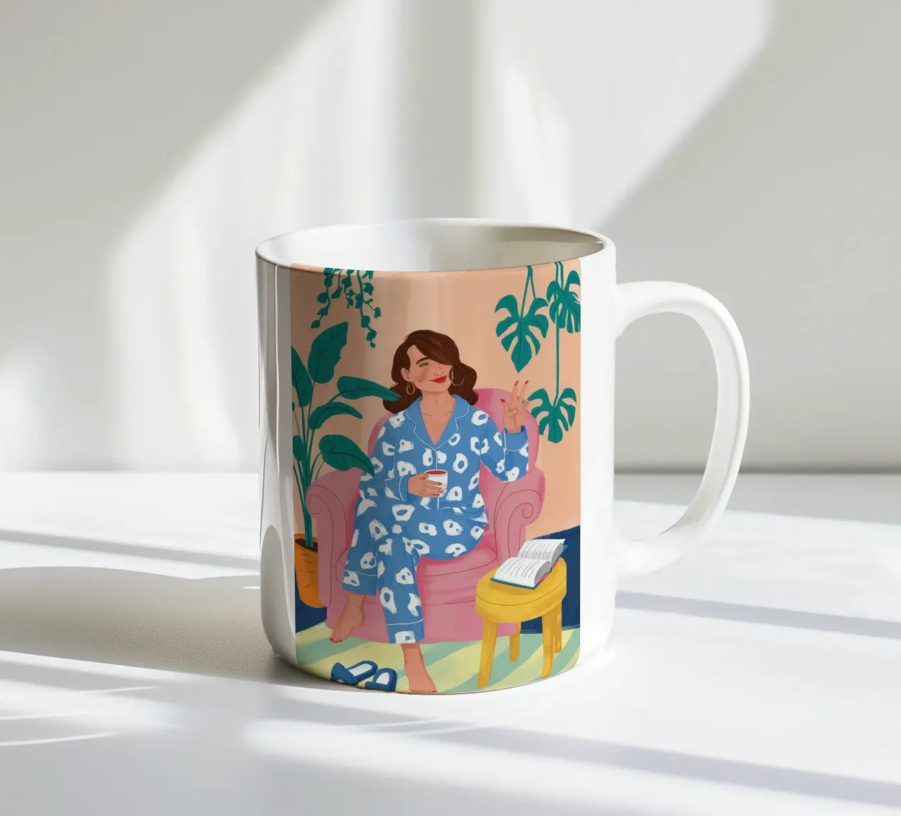 Il giardino del pigiama riposa tazza in ceramica da Peak Delusion