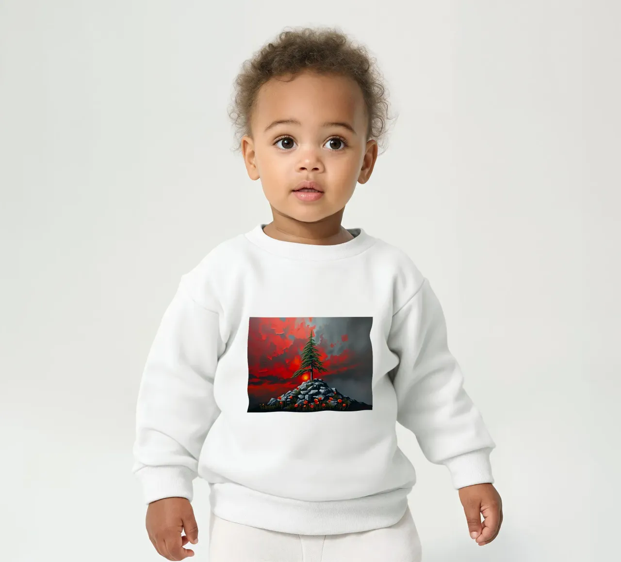 Un simbolo di resilienza in un'alba cremisi felpa neonato da Artistic-shop