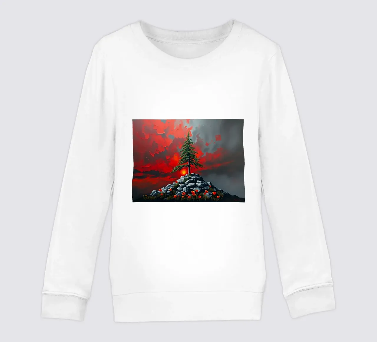 Un simbolo di resilienza in un'alba cremisi felpa bambino da Artistic-shop