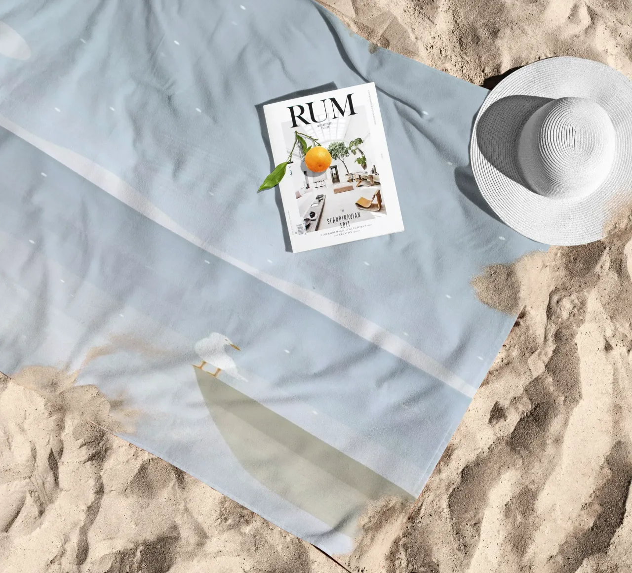 Wintersegler telo mare da XOXO Arte