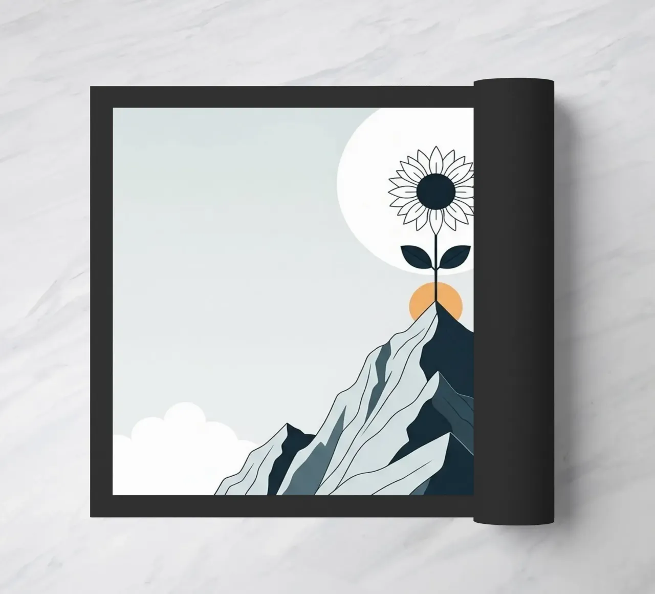 Floral bauhaus #066: Where the Light Grows zerbino da Zen Design