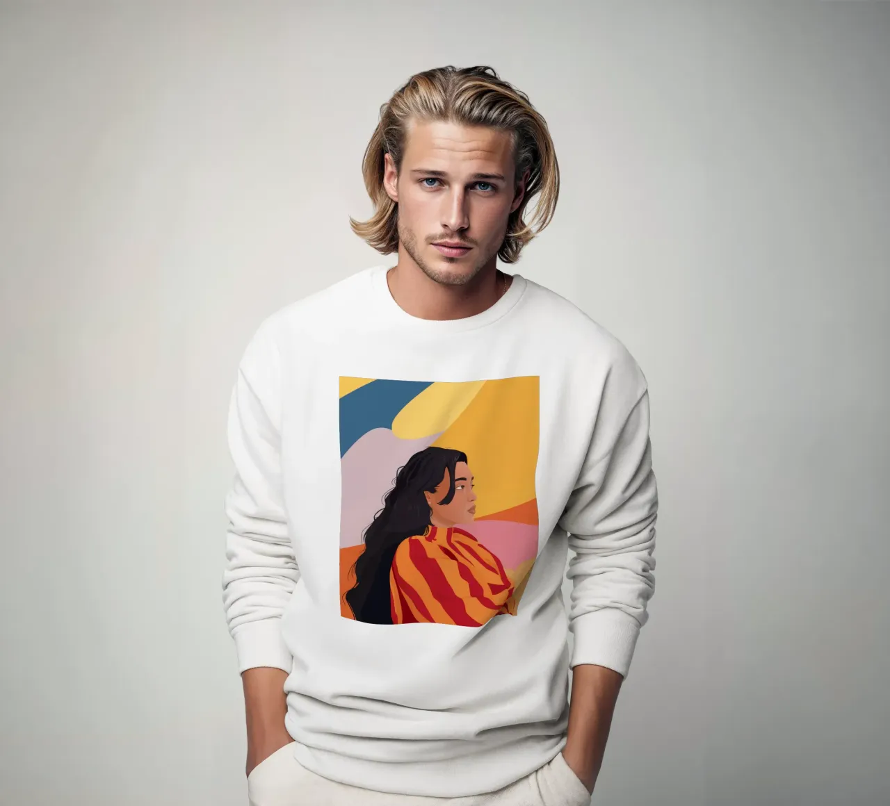 Maglione a righe felpa da Peak Delusion