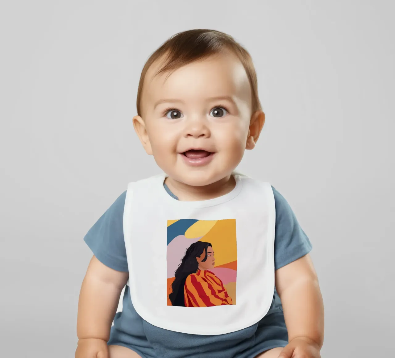 Maglione a righe bavaglino da Peak Delusion