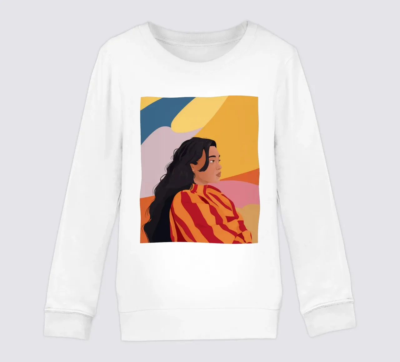 Maglione a righe felpa bambino da Peak Delusion