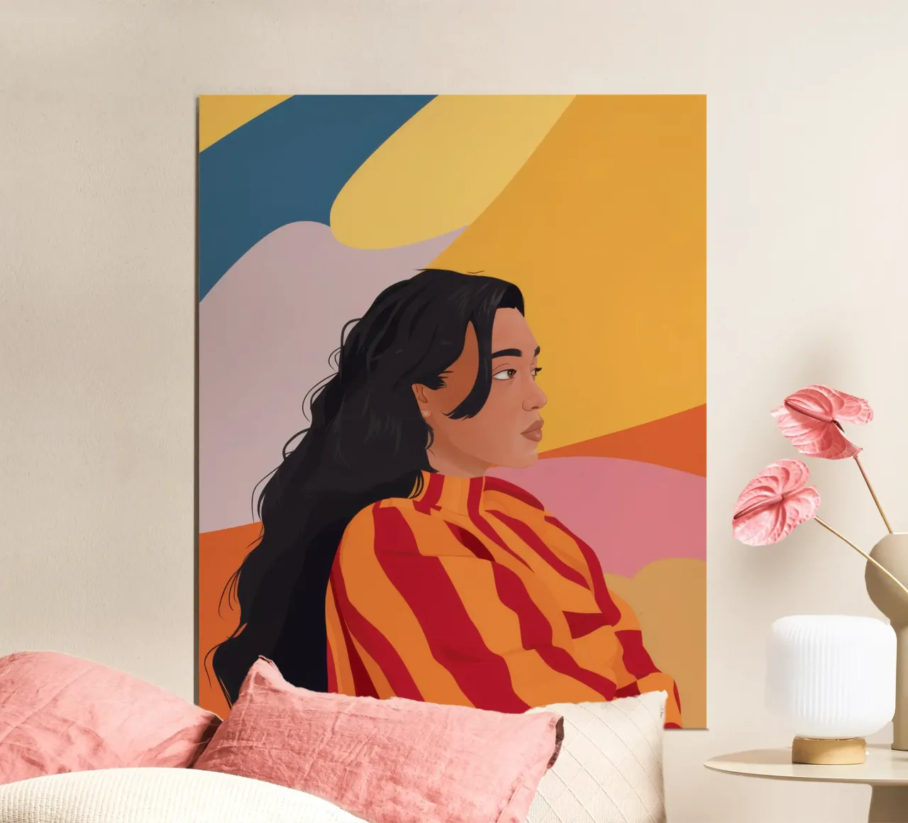 Pull rayé Gaze poster de Peak Delusion