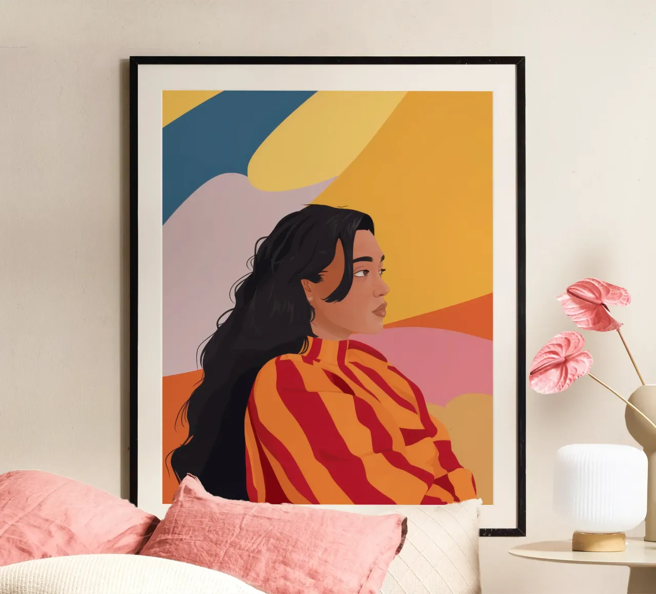 Pull rayé Gaze poster de Peak Delusion