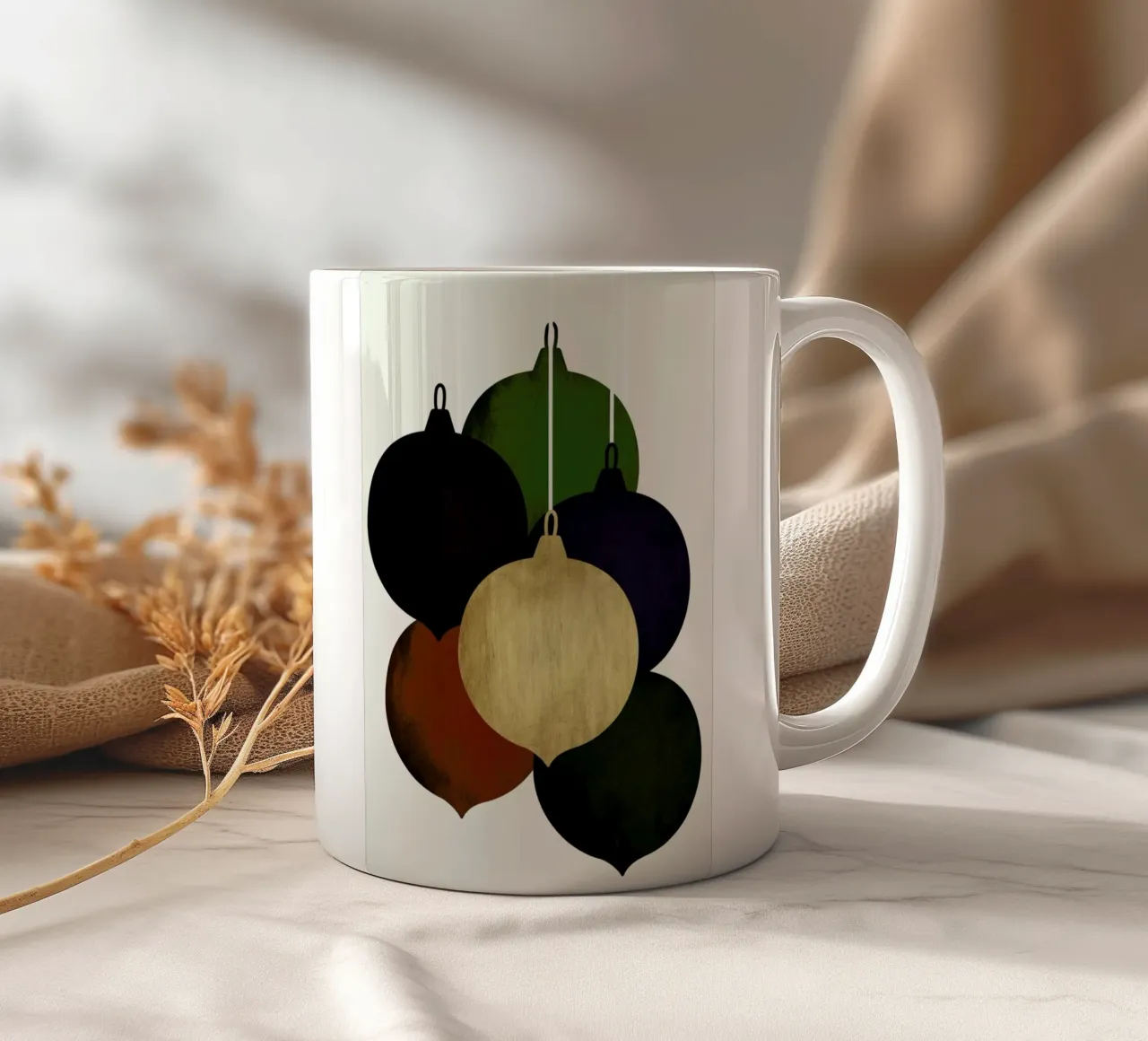 Jingle Bells 2 tazza in ceramica da Kubistika