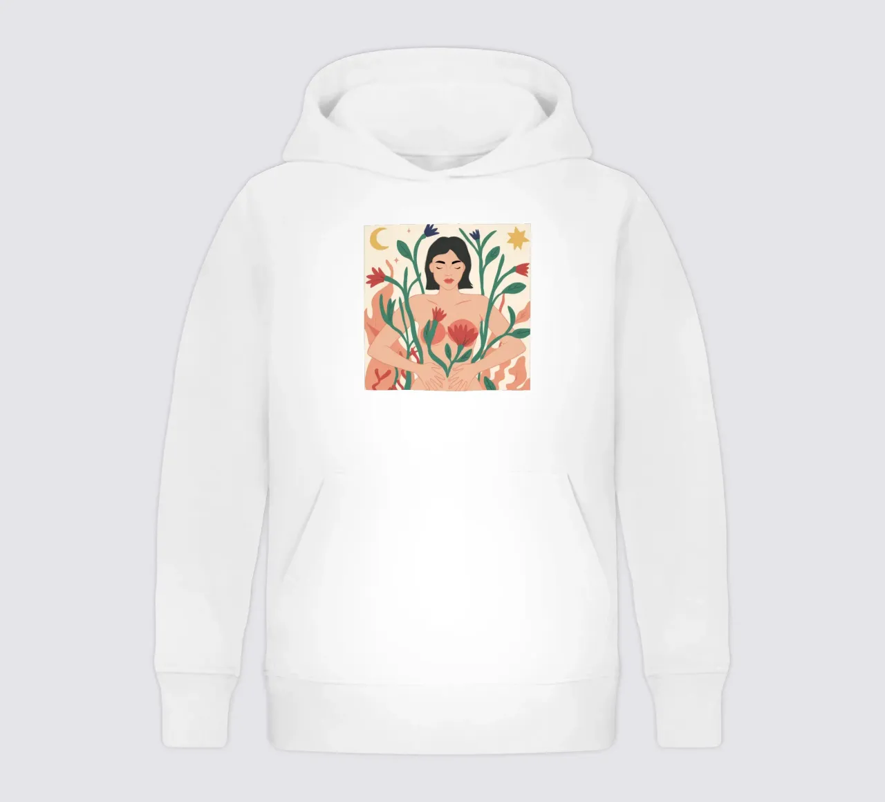 El poder de la diosa de las flores sudadera con capucha para niño de Peak Delusion