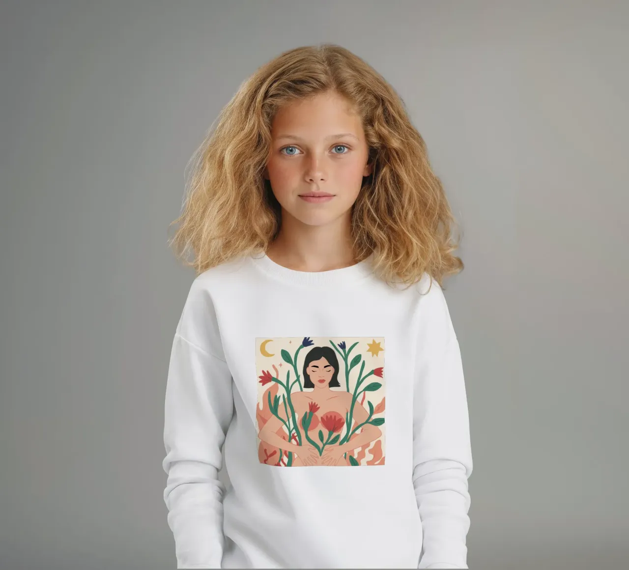 El poder de la diosa de las flores sudadera para niño de Peak Delusion