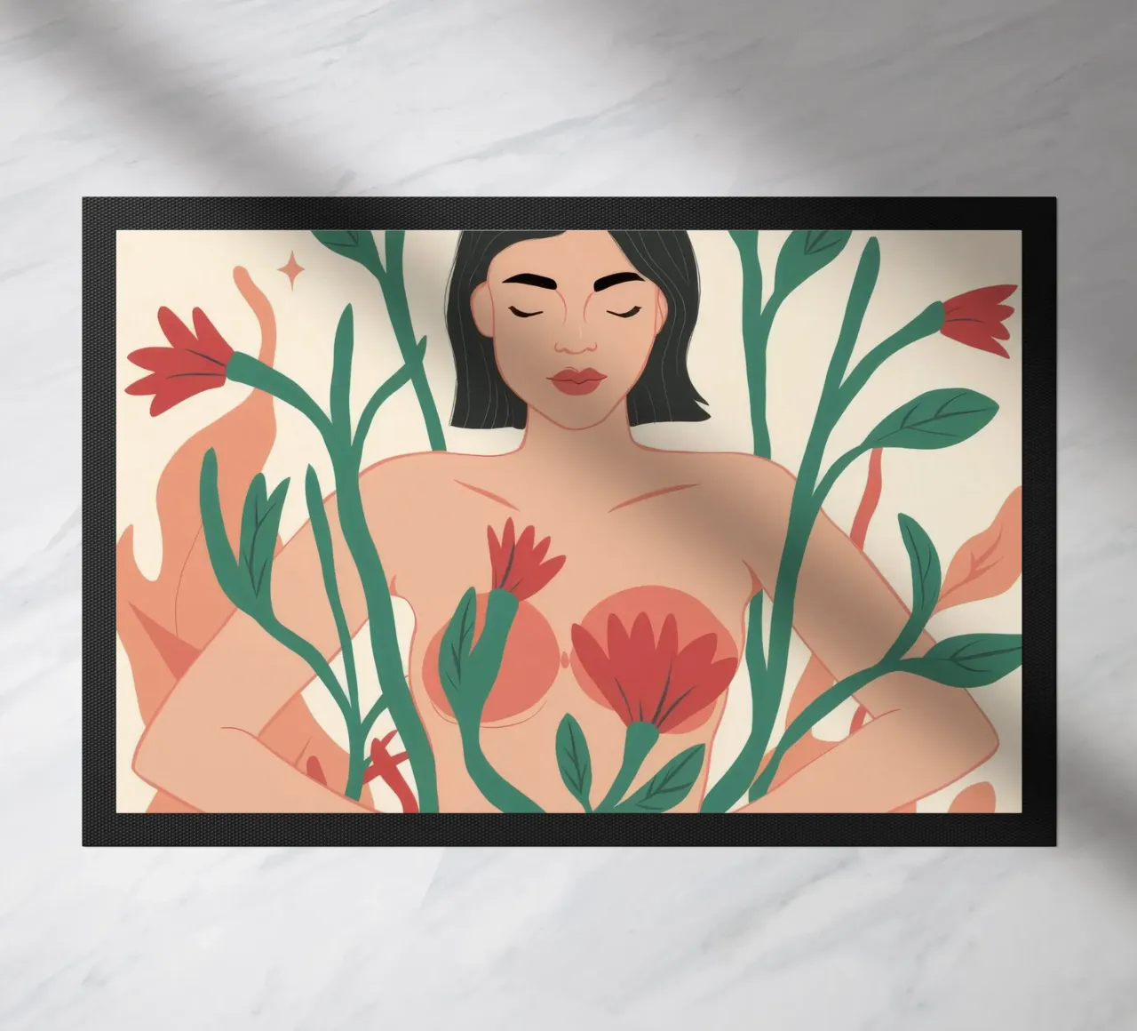El poder de la diosa de las flores felpudo de Peak Delusion