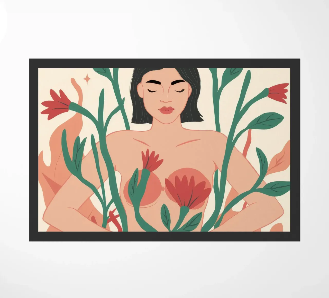 El poder de la diosa de las flores felpudo de Peak Delusion