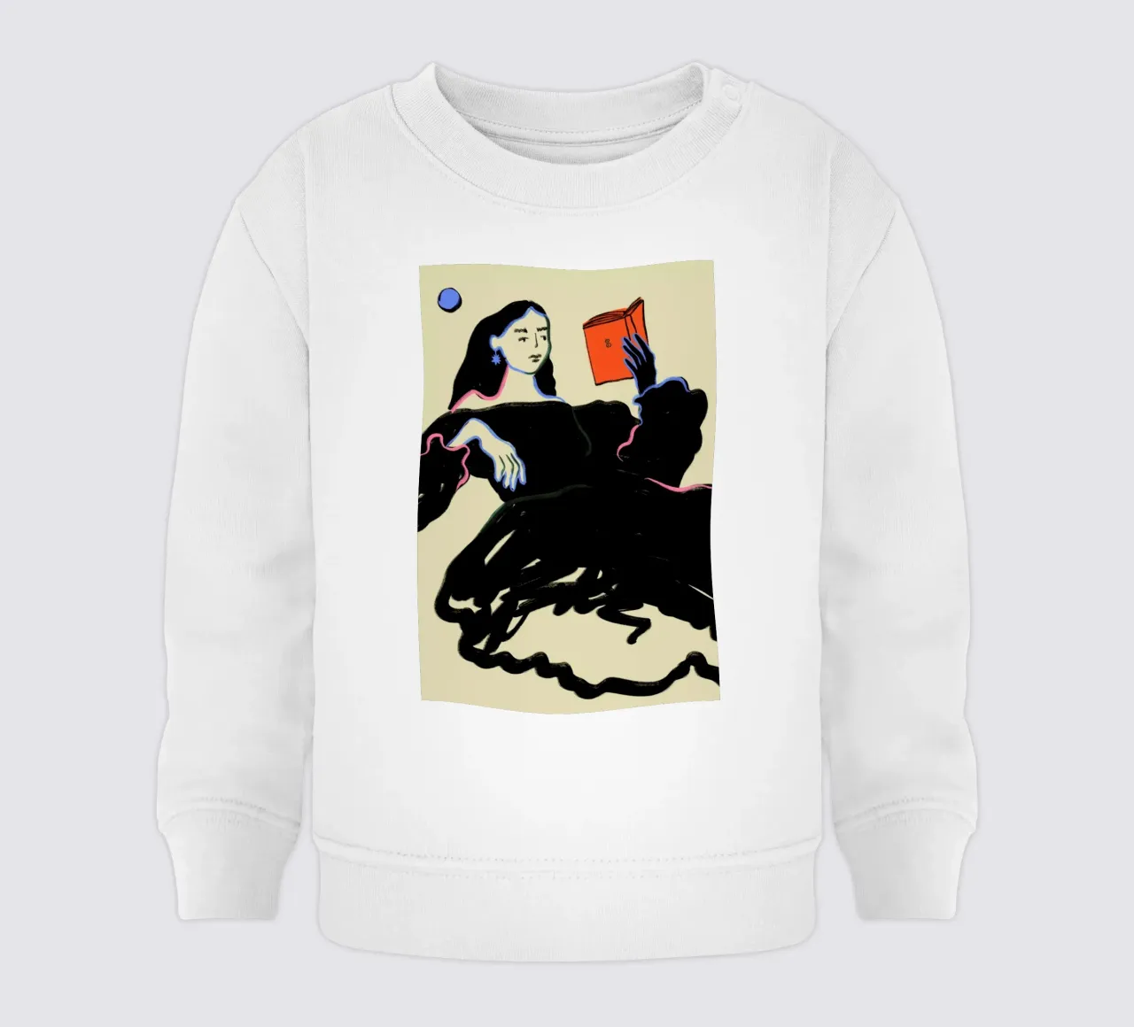 Midnight Reading felpa neonato da Sandra Poliakov