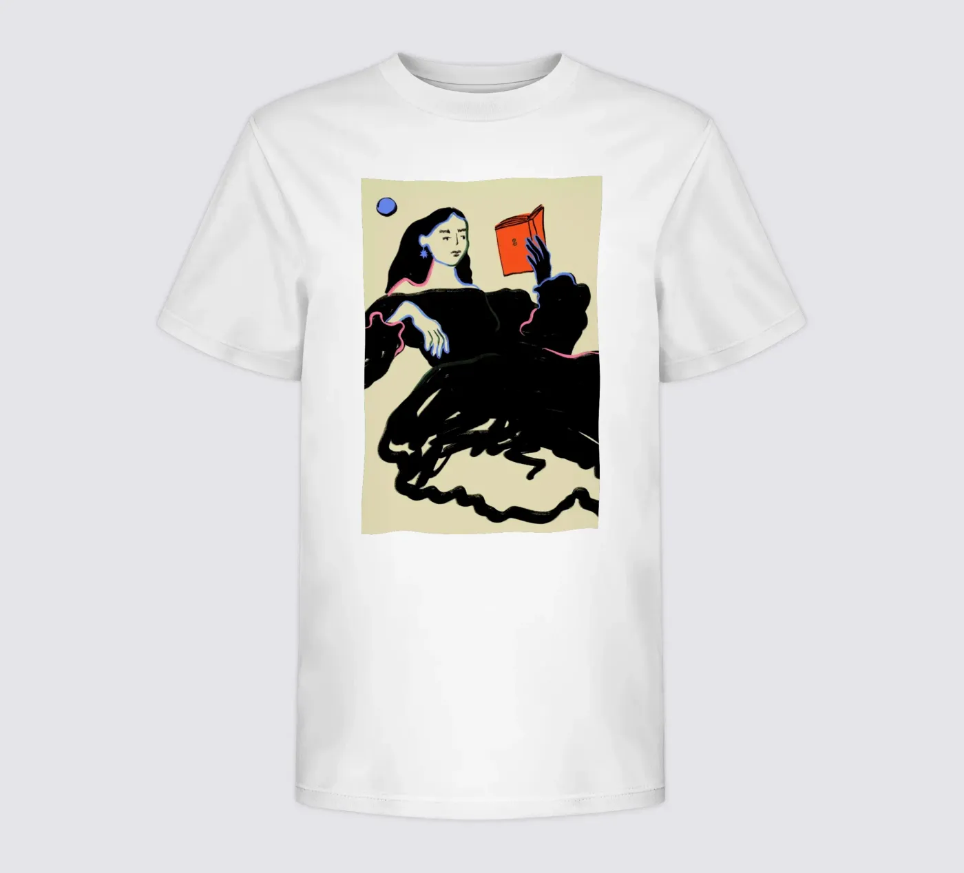 Midnight Reading t-shirt bambini da Sandra Poliakov