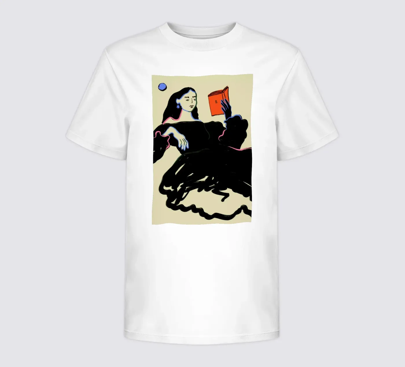 Midnight Reading t-shirt bambini da Sandra Poliakov