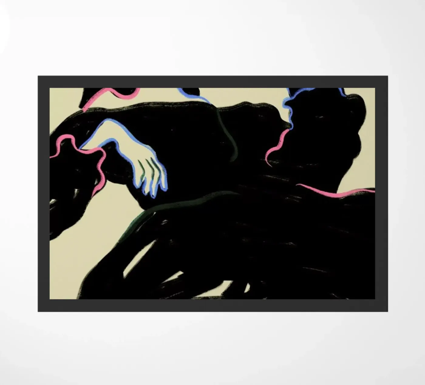 Midnight Reading deurmat van Sandra Poliakov