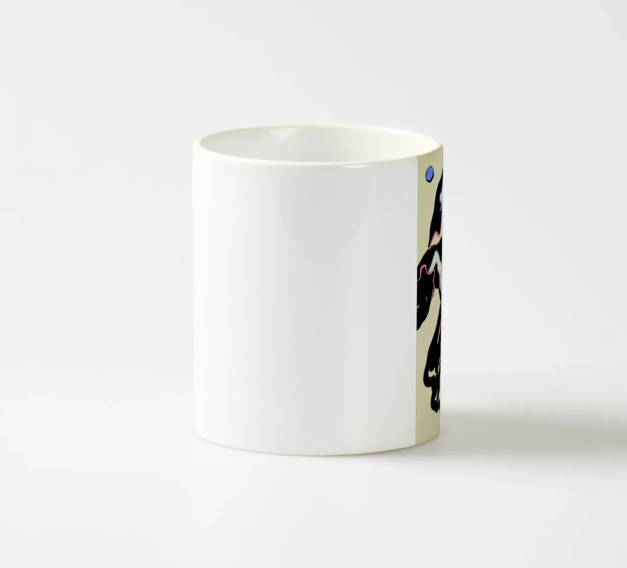Midnight Reading Keramik Tasse von Sandra Poliakov