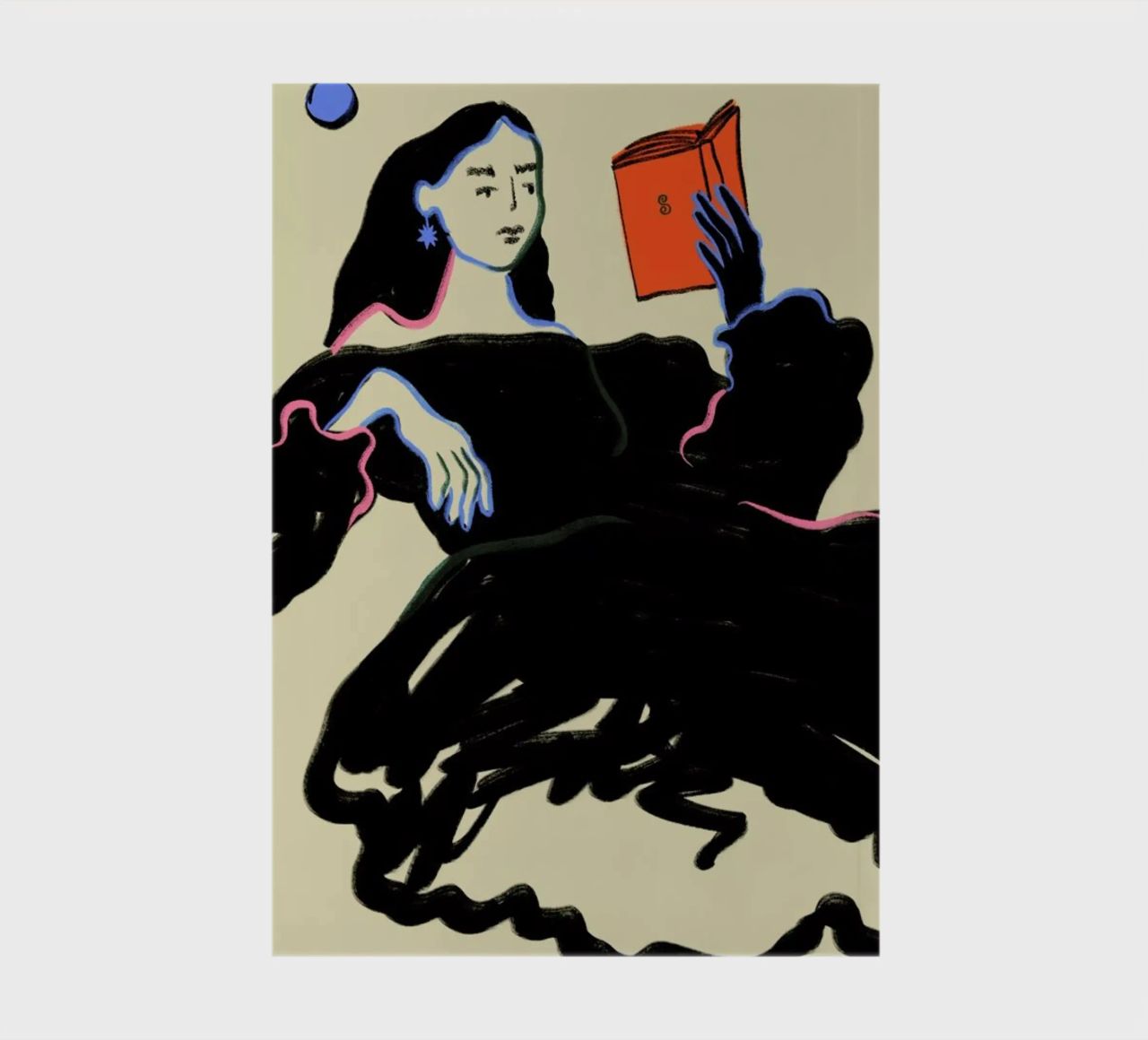 Midnight Reading notebook by Sandra Poliakov