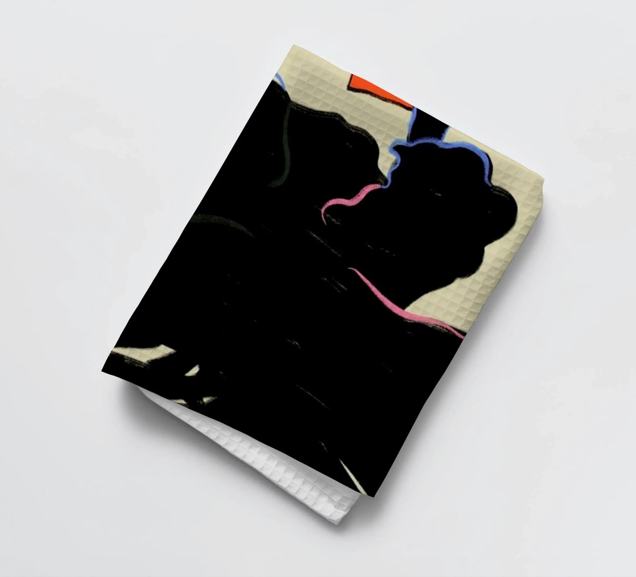 Midnight Reading Geschirrtuch von Sandra Poliakov