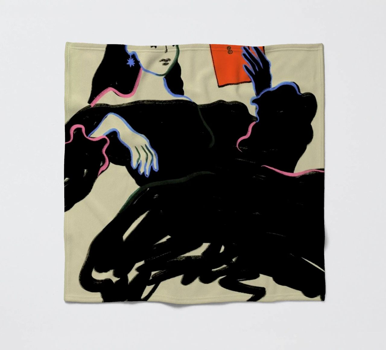 Midnight Reading coperta in pile da Sandra Poliakov