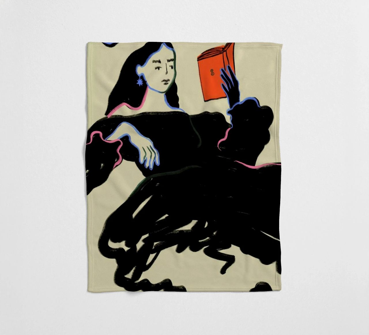 Midnight Reading coperta in pile da Sandra Poliakov