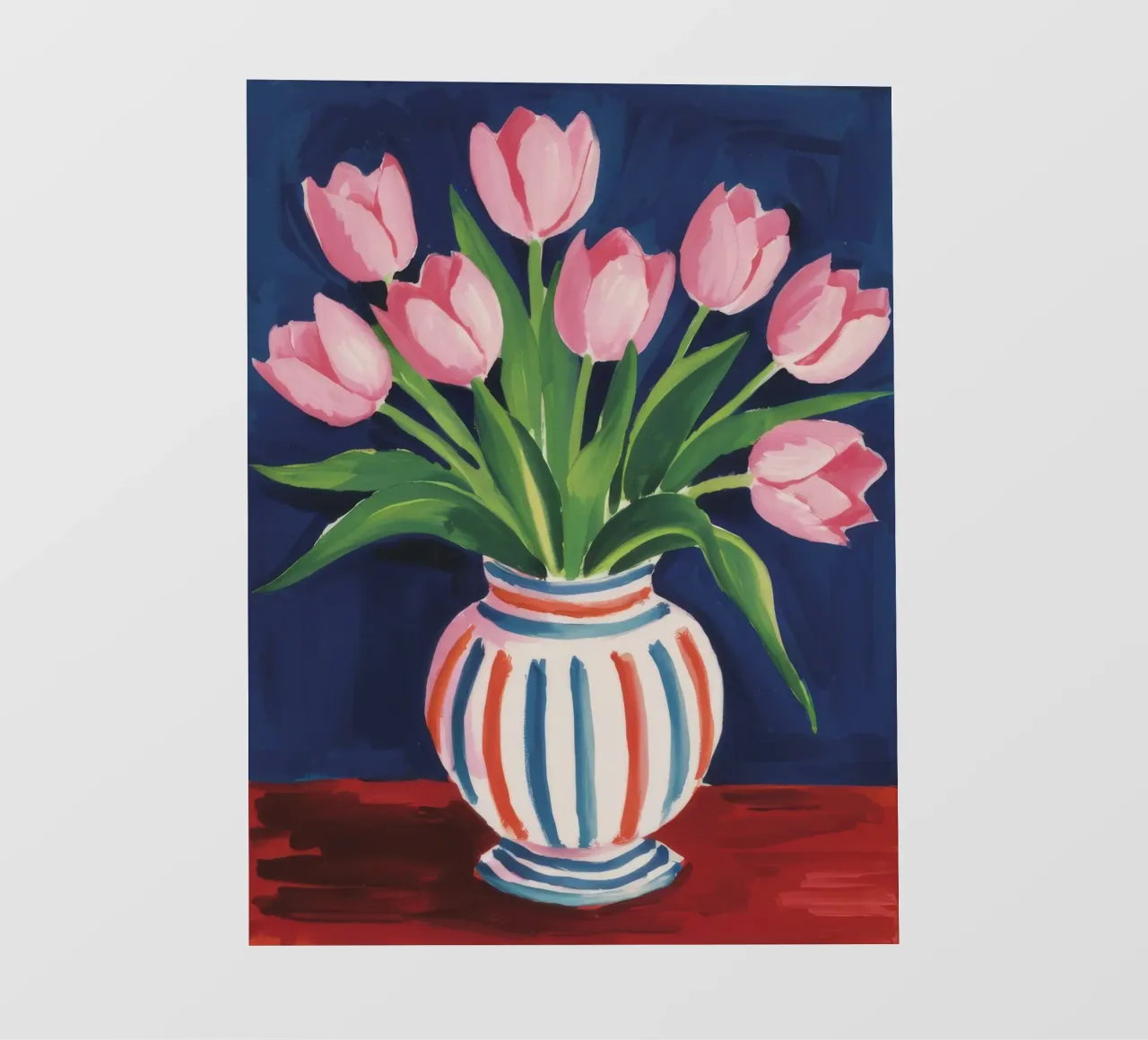 Tulip Striped Vase photo wallpaper by Peak Delusion