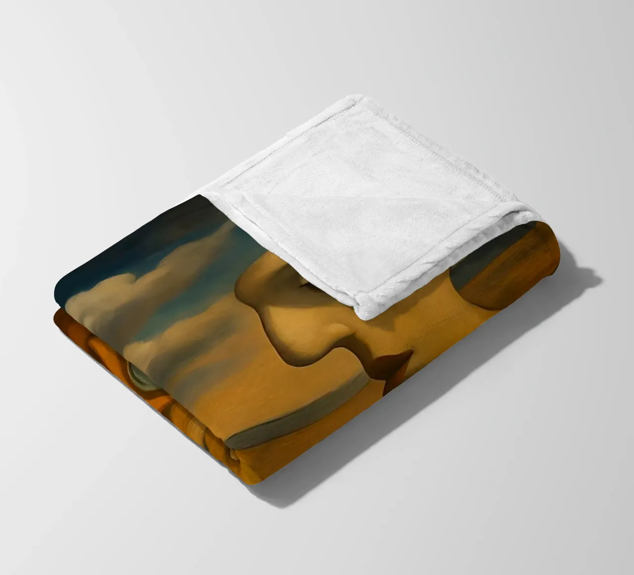 Omaggio a Salvador Dalì coperta in pile da 🎨 Point and Art