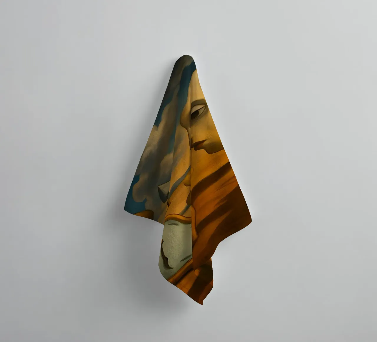 Omaggio a Salvador Dalì asciugamano da bagno da 🎨 Point and Art