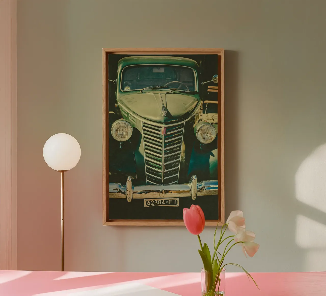 Herfst in Toscane canvas met Baklijst van PhotoVibe Decor