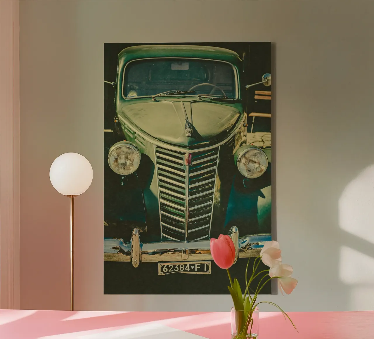 Herfst in Toscane canvas met Baklijst van PhotoVibe Decor