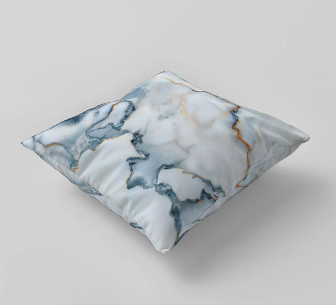 Ukraine Marble Map cuscino da Octavian
