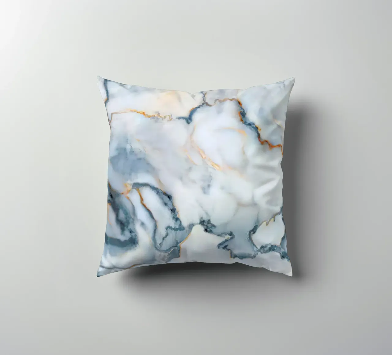 Ukraine Marble Map cuscino da Octavian