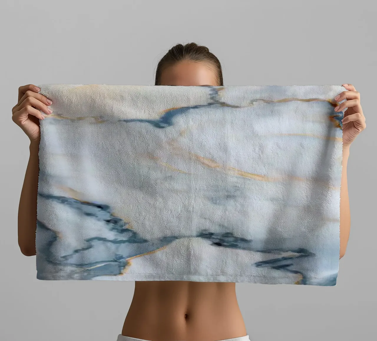 Ukraine Marble Map towel by Octavian