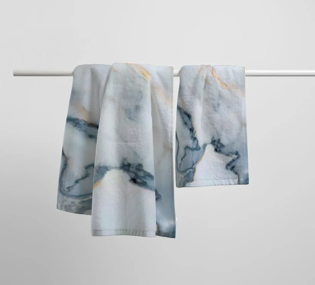 Ukraine Marble Map towel by Octavian