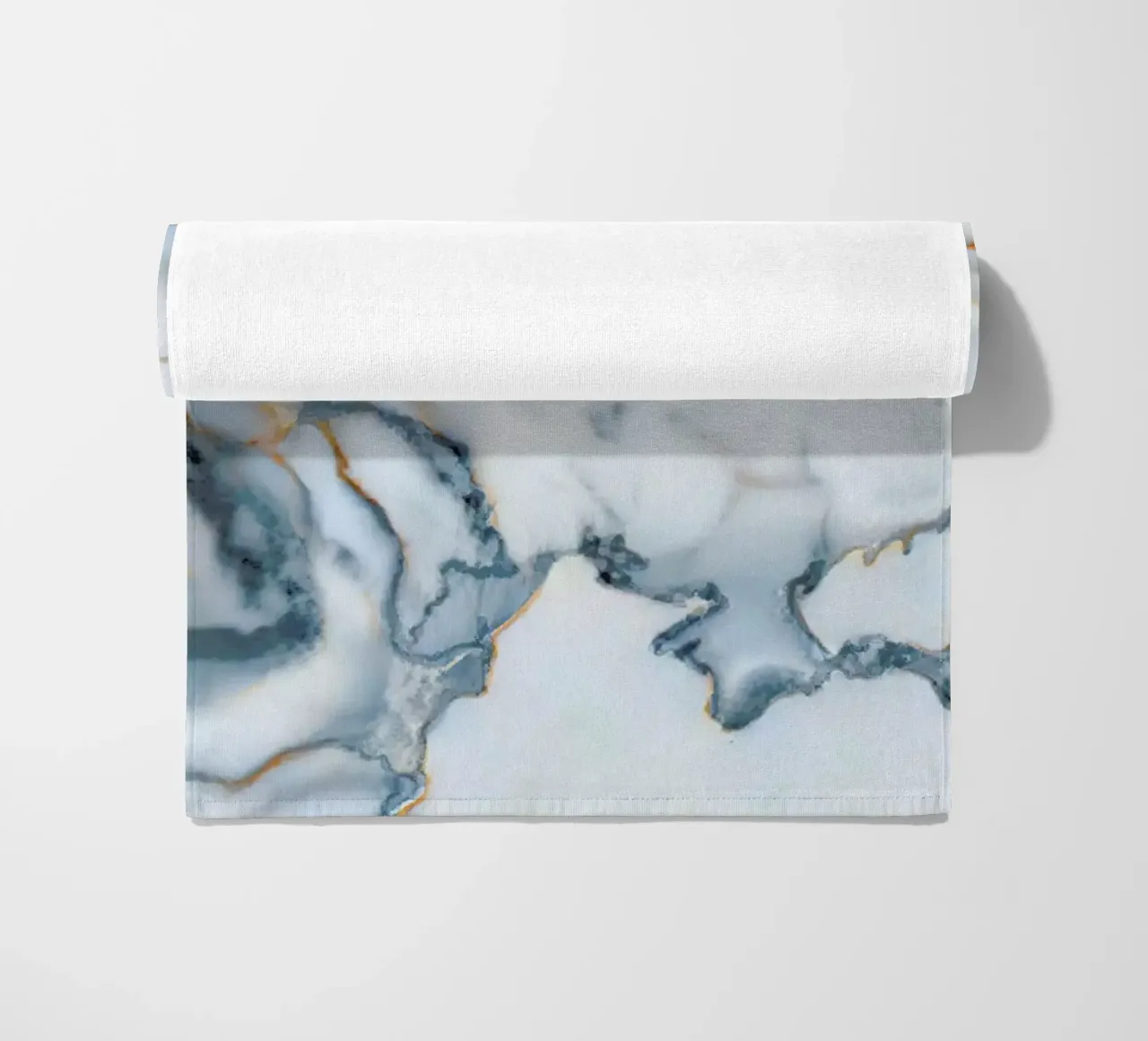 Ukraine Marble Map beach towel by Octavian