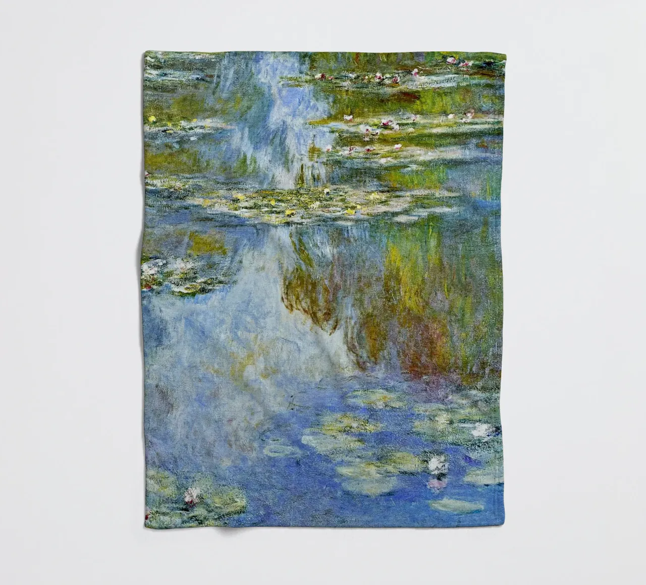 Claude Monet, Ninfee, W.1709 coperta in pile da Venus Art