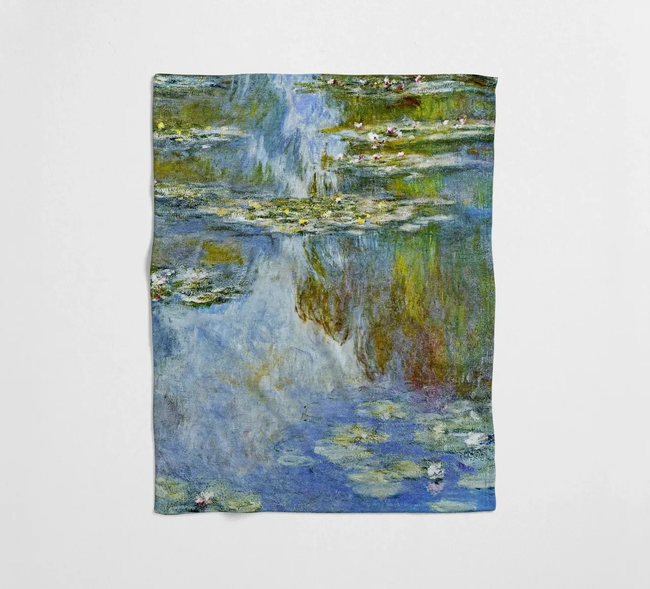 Claude Monet, Ninfee, W.1709 coperta in pile da Venus Art