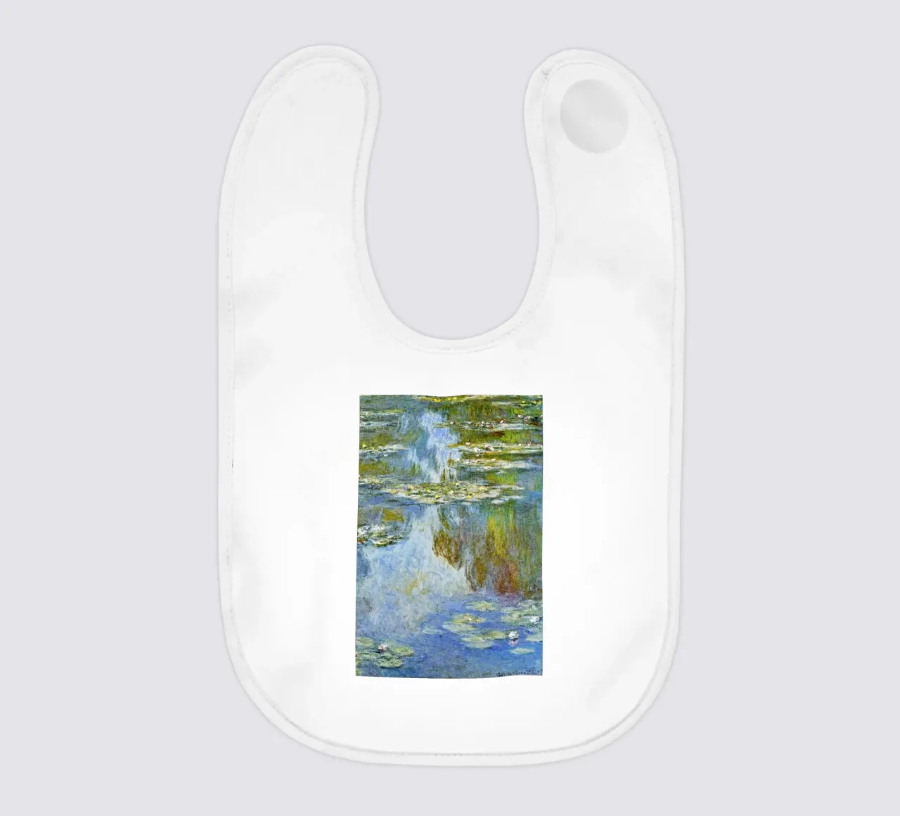 Claude Monet, Ninfee, W.1709 bavaglino da Venus Art